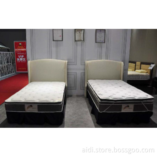 Hotel bedroom,bed,headboad Full size mattress suppliers